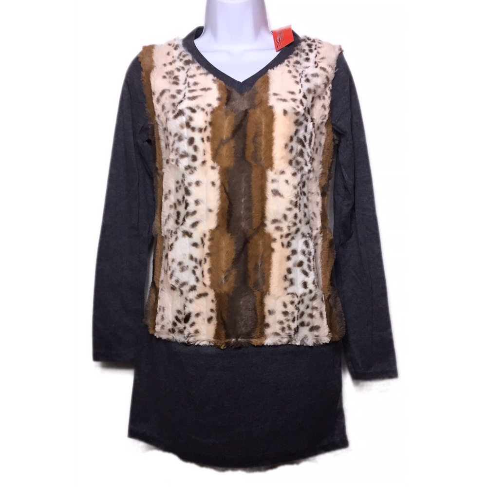 Infinity Fashion Faux Fur Top